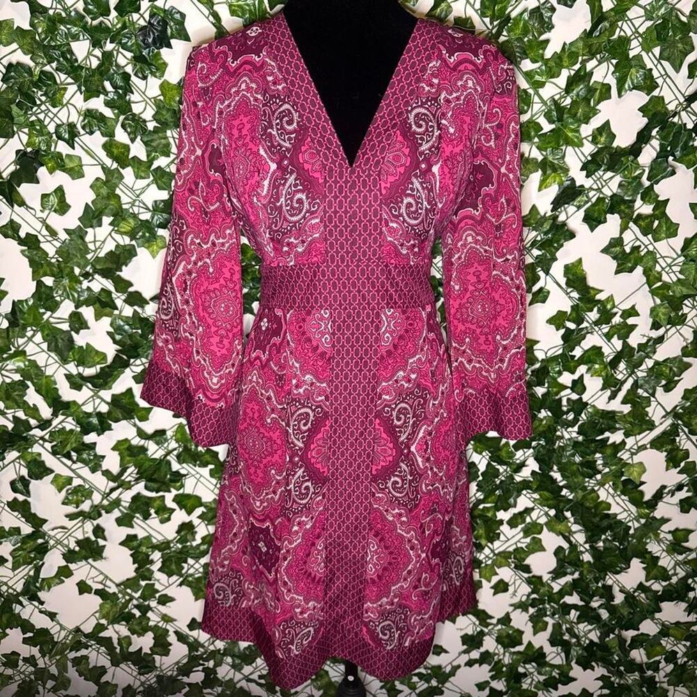 New york company pink print dress